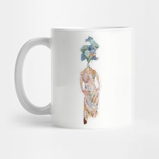 Portrait of a lady feat. Schiaparelli & florals Mug